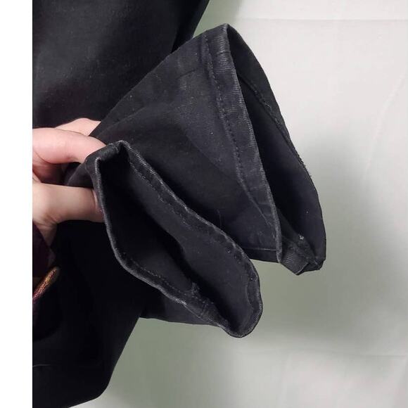 Uniqlo Black High Rise Jeans Size 64 / US Size 25 ~ Casual Streetwear Punk Denim - Picture 8 of 10